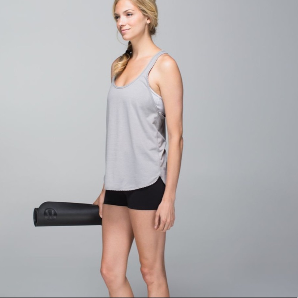Lululemon 105 F Singlet Heathered Medium Grey